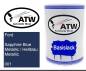Preview: Ford, Sapphire Blue Metallic / Hellblau Metallic, 001: 500ml Lackdose, von ATW Autoteile West.